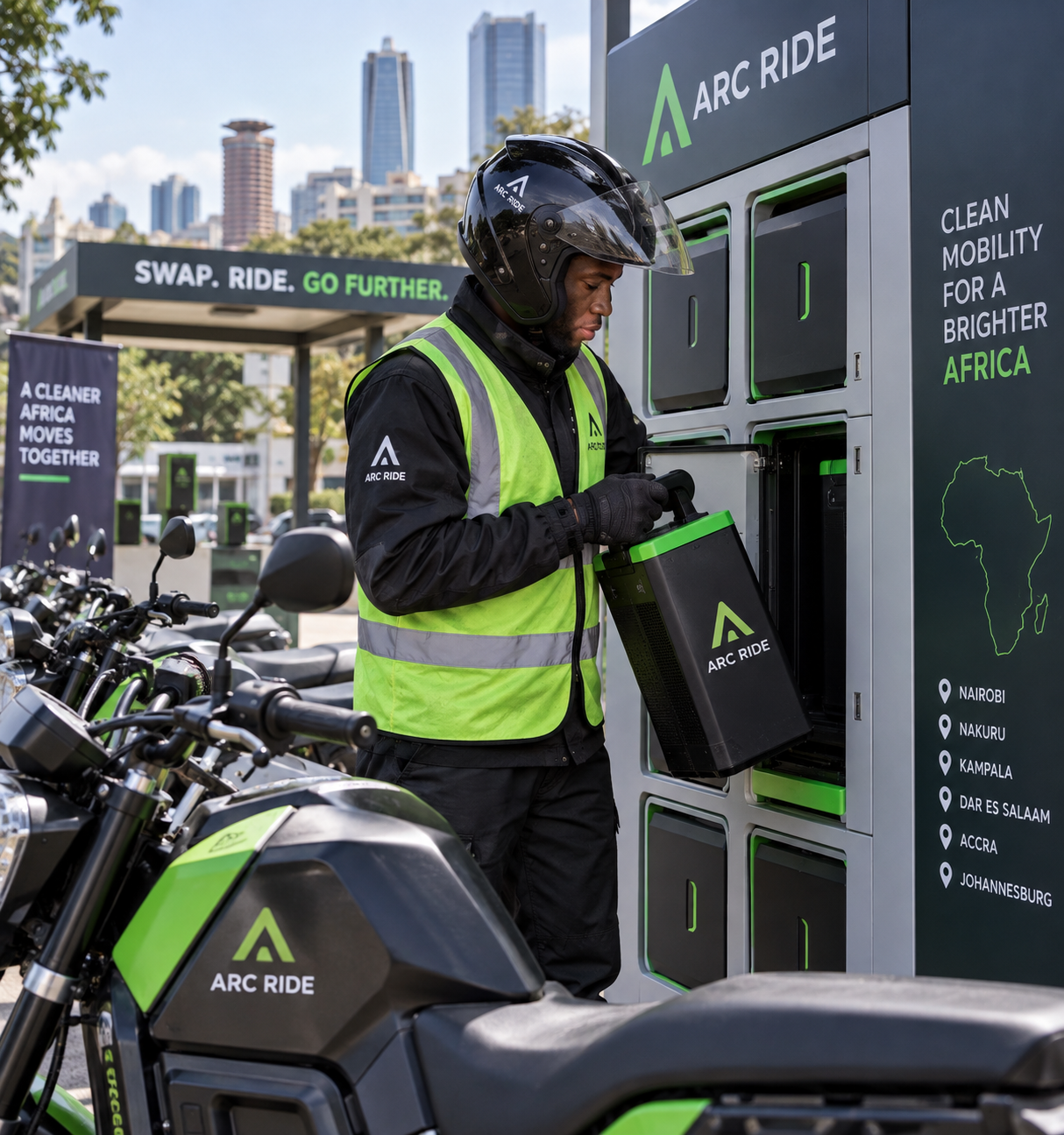 ARC Ride Raises $33.3 Million to Build Africa’s Electric Mobility Infrastructure